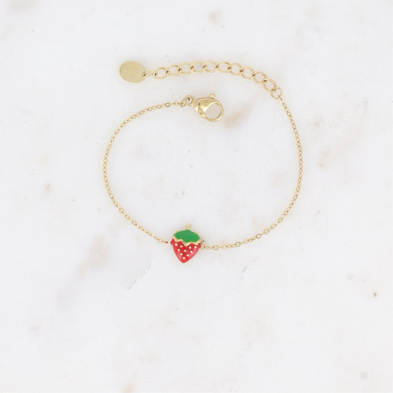 VENTE FLASH : Bracelet Fraise enfant